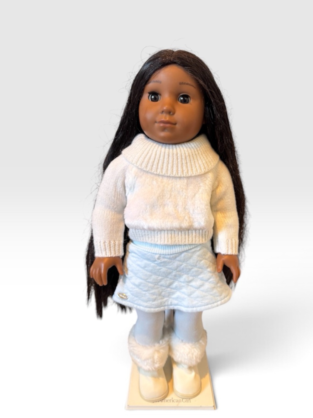 VintageAmerican Girl TrulyMe Doll29 Brown Hair 18"Enchanting Winter Outfit Boots